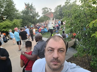 Michael at Jazz Fest