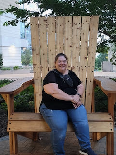 Onalea in big chair